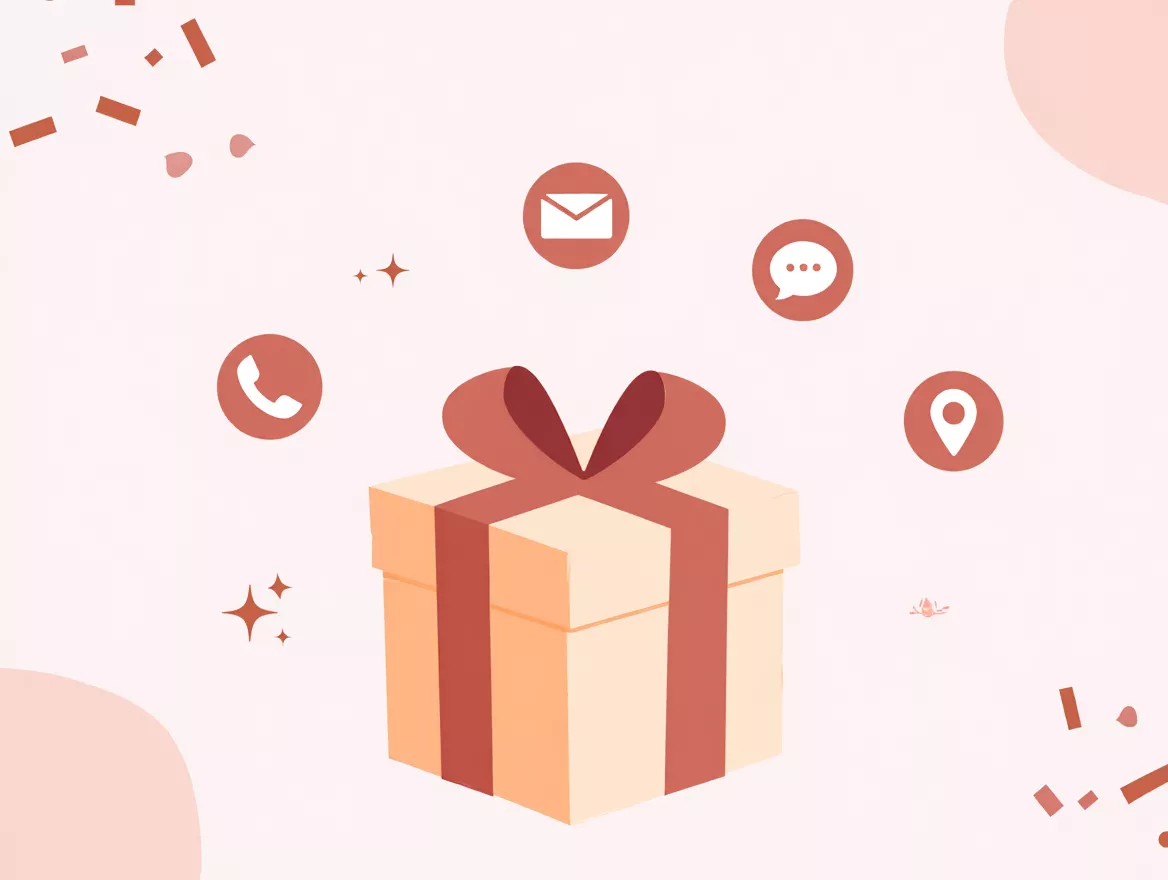 Contact us for custom gift box services